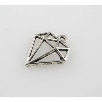 Metalni privezak 20x15mm-DIAMOND