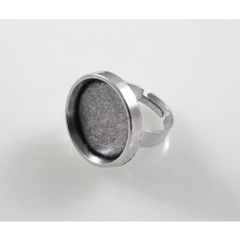 Osnova za prsten - antik srebro 22 mm (MKOK-PRSTEN105AS)