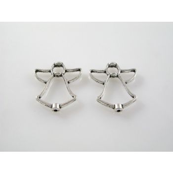 Ukrasni razdelnik Andjeo 21x17mm, rupa 1.5 mm , boja antik srebra  ( MKOK-RAZ100AS ) 