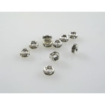 Razdelnici sa cirkonima 6x2mm- boja srebra (MKOK-RAZCIRK6mm-sr)