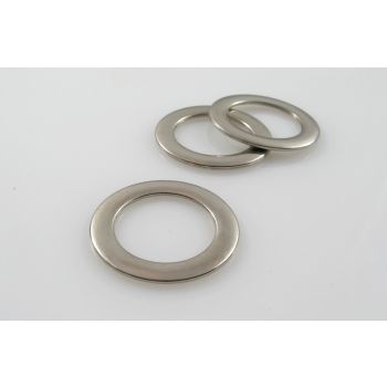 Ukrasna zatvorena alka 28x2mm- boja inoxa (MKOK-UA28x2-NIK)