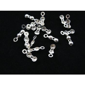 Završetak za sajlu (skrivač čvora) 13x3mm , boja srebra (MKOK-Z281-SR)