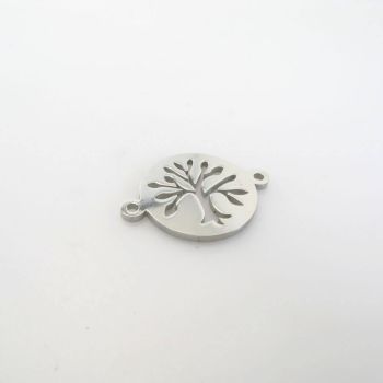Konektor  drvo zivota od  304 nerdjajućeg čelika- poliran 20 x 14.5mm  ( NČKON119 )