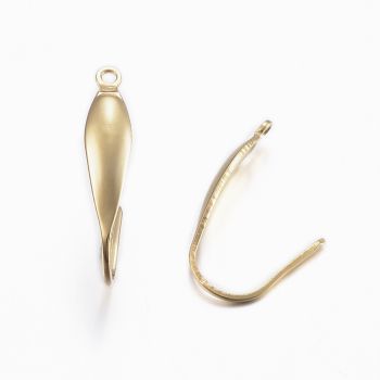 304 Stainless Steel Udica za Minđuše  20x4.5x1mm -boji zlata   ( NCUD010 )