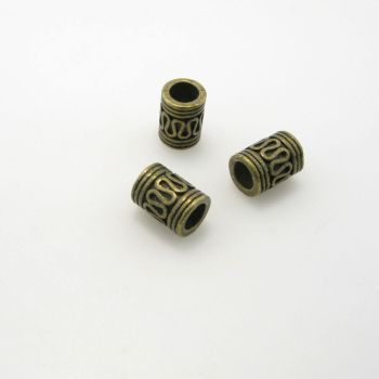 Metalna perla 10x7 mm- boja antik bronza ( R148AM )