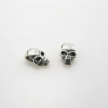 Metalna perla lobanja 12.5 x 8 mm- boja antik srebro ( R149AS )