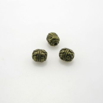 Metalna perla 8 x 6.5 mm- boja antik bronza ( R150AM )