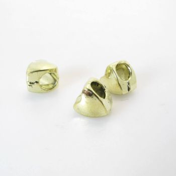 Metalna perla 8,5x8x7  mm, rupa oko 4.5 mm- boja antik zlatna ( R157AZ )