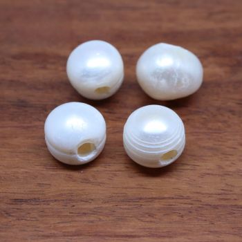 Slatkovodni biseri  - oko 12x12 mm, rupa oko 3mm ( SLBIS32 )