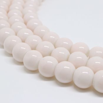 Bojene staklene perle  8 mm, rupa oko 1mm. Niz sadrži oko 100 perli. ( SP-PP150 )