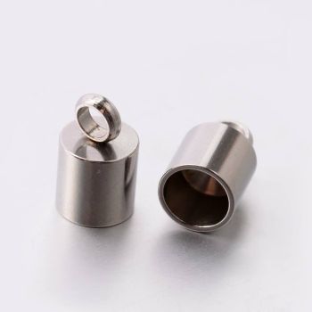 304 Stainless Steel  krajevi 12x7mm, otvor 6mm ( sskr2-1 )