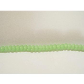 Brušeno staklo Rondele 6x4 mm ST016