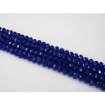 Brušeno staklo Rondele 6x4 mm ST021