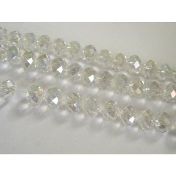 Brušeno staklo Rondele 8x6 mm ST027