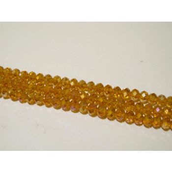 Brušeno staklo Rondele 8x6 mm ST035