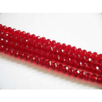 Brušeno staklo Rondele 8x6 mm ST043
