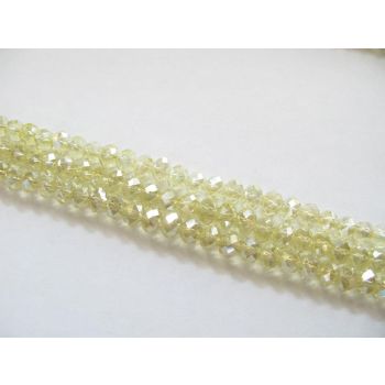 Brušeno staklo Rondele 8x6 mm ST061