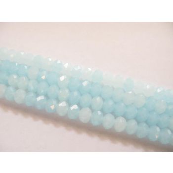 Brušeno staklo Rondele 8x6 mm ST066