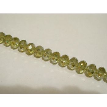 Brušeno staklo Rondele 10x8 mm ST093
