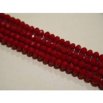 Brušeno staklo Rondele 8x6 mm (ST100)