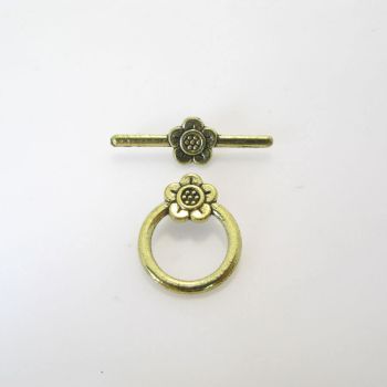 T- kopča 19 x 15 mm- boja antik bronza ( TKOP110AM)