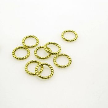 Ukrasna alka 8 x 1.5 mm- boja Antik zlatna-  ( UKA107AZ ) 