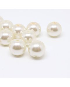 Staklene biserne perle 3 mm, Rupa: 1 mm- boja krem ( 1007008 )