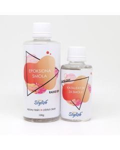 Epoxy smola- Cristal clear RAPID DRY Set 2