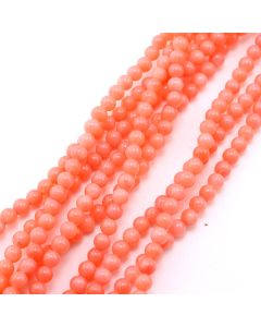 Prirodni bojeni Bamboo Koral 3mm pink, rupa oko 0,8 mm...23KP04