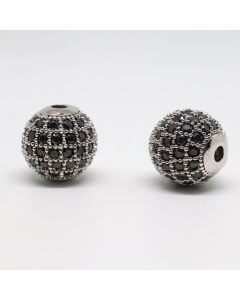 Perla 10 mm Rodijum+CZ    (  333002 )