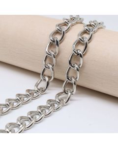 Metalni lanac 10x7.5 mm, žica 1,8 mm- boja inoxa ( 501003 )