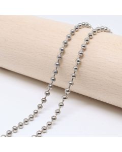 Metalni  lanac 2,5 mm- boja inoxa   ( 501008 )