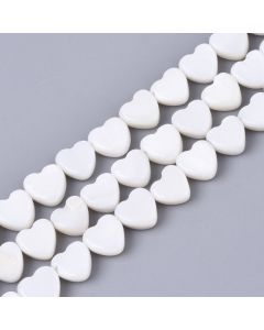 Prirodni Sedef perle srce 6x5,5x2,5mm ( SHE100 )