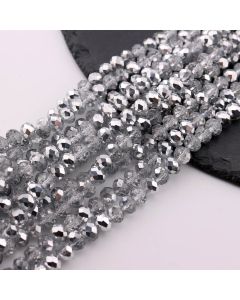 Brušene staklene perle 6x4 mm  (23SP07/6059)