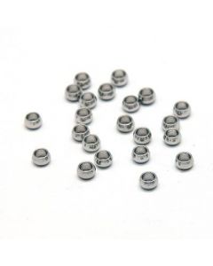 304 Stainless Steel perle 3.5x2mm, otvor 2mm (celik raz5)