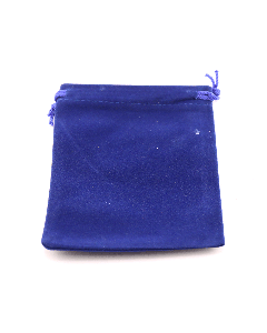 Plišane ukrasne vrećice 12x 10 cm , boja kraljevsko plava   (AMBPLIS03)