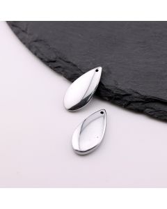 Hematit privezak suza 25x13 mm, rupa 1 mm  ( 23HEM47DS )