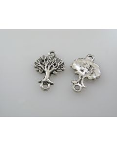 Konektor  Drvo  25x16mm, boja antik srebra  ( KON116 )