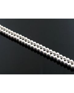 Hematit perle.Electroplate prevlaka, boja Srebra, Dimenzije 8mm; rupa: 1mm. Niz sadrži oko 48 perli (KP-HEM-22)