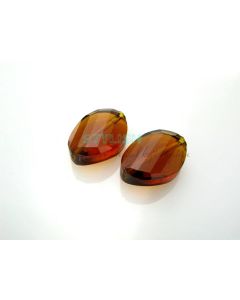 Staklena brušena perla 18x15mm KR13-2