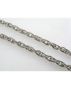 Upleteni metalni lanac- prečnik 5 mm (L111)