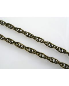 Upleteni metalni lanac- prečnik 5 mm (L111AM)