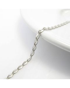 Metalni lanac- boja inoxa  4x2 mm  ( L3-10N)