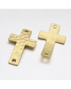 Metalni link krst 37x22mm- boja antik bronza (linkKM)
