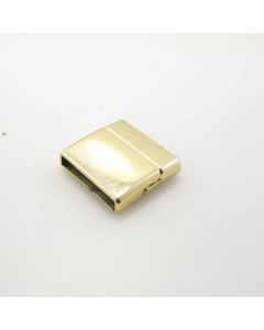 Magnetna kopča 22 x 21 mm, rupa 20 x 3 mm, boja zlata    ( MAGKOP123Z )