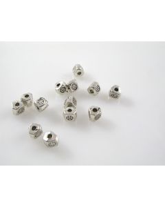 Metalna perla u boji anrtik srebra  ( MKOK-R108AS ) 