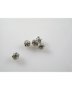 Metalna perla u boji anrtik srebra  ( MKOK-R110AS ) 