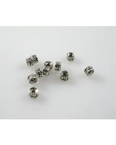 Metalna perla u boji anrtik srebra  ( MKOK-R111AS ) 