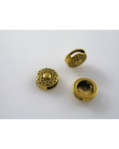 Metalna perla u boji anrtik gold  ( MKOK-R134AG ) 