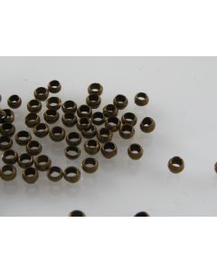 Mesing stoperi za nakit veličine 2 mm. Boja antik bronza.(MKOK-STOP-2mmAM)